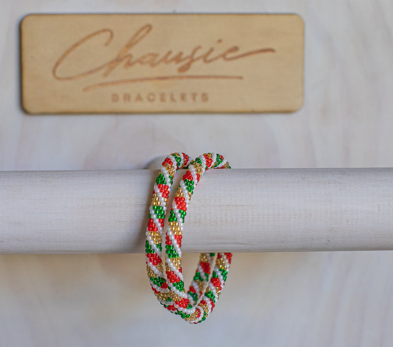 Christmas "Candy Shop" Roll - On Bracelet