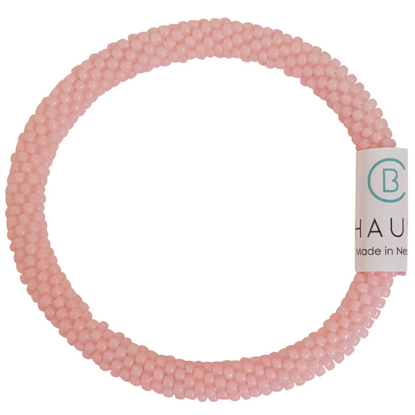 Innocent Pink Frosted Roll - On Bracelet