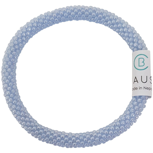 Glacier Blue Roll - On Bracelet