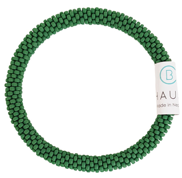 Pine Green Matte Roll - On Bracelet