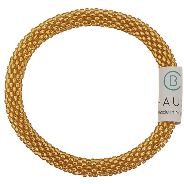 Deep Gold Roll - On Bracelet