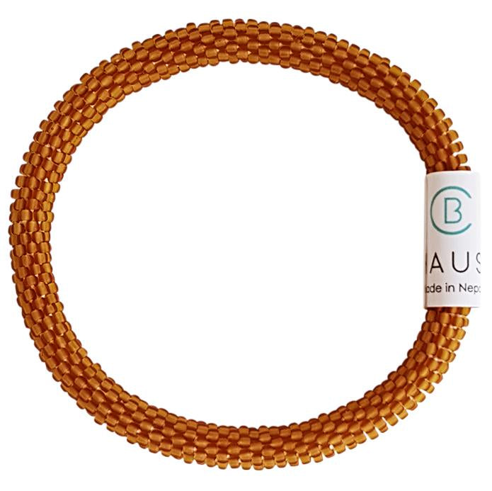 Mens "Matte Topaz" Roll - On Bracelet