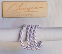 "Bailey" Purple Roll - On Bracelet