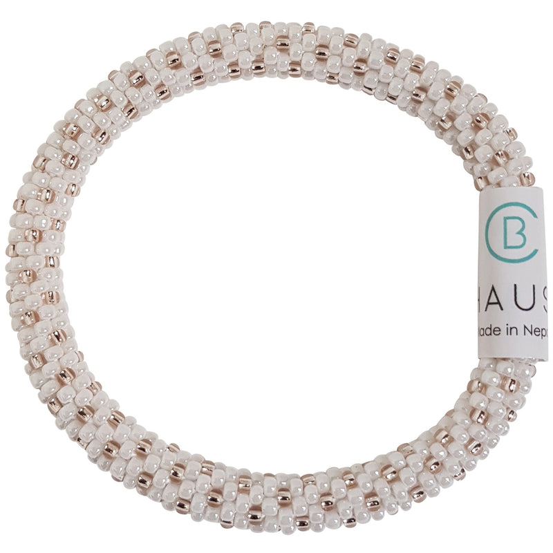 "Katie Rose Gold Frosted" Roll - On Bracelet