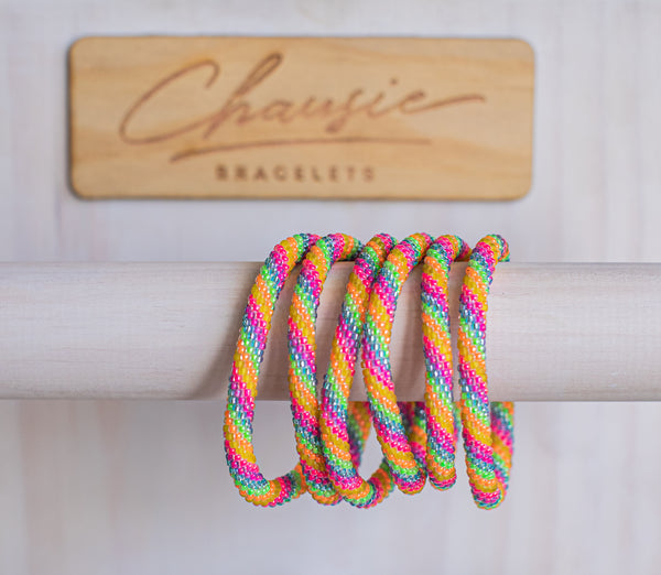 "Rainbow" Roll - On Bracelet