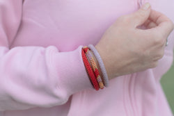 Stack "Ruby Rose" Roll - On Bracelet