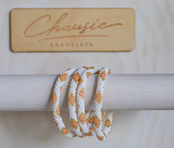 "Sofia Orange" Roll - On Bracelet