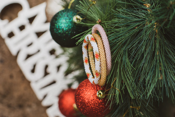 Christmas Stack "Sleigh Ride" Roll - On Bracelet