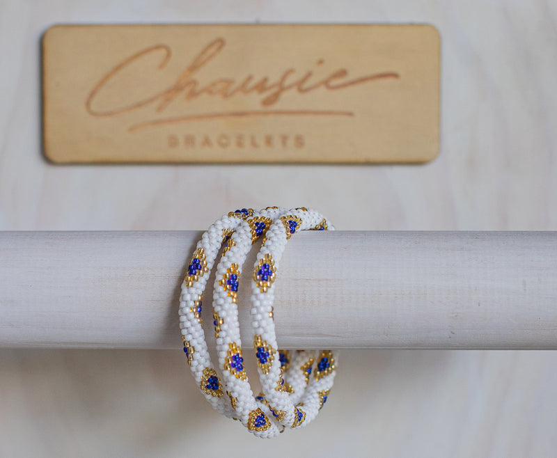 Kids "Sofia Sapphire" Roll - On Bracelet – Chausie