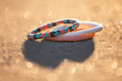 Stack "Sunset" Roll - On Bracelet