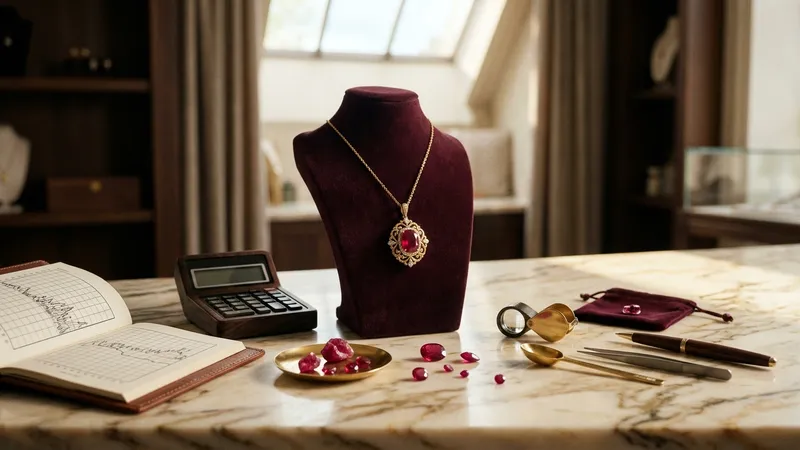 Prix pendentif rubis or : combien budgéter en 2025 ?